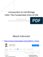 L1 - Cells The Fundametal Units of Life