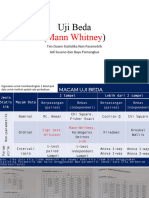 Uji Beda Mann Whitney Dan Chi-Square