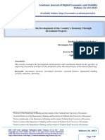 Prospects For The Development of The Country's Economy Through Small Business Subjects