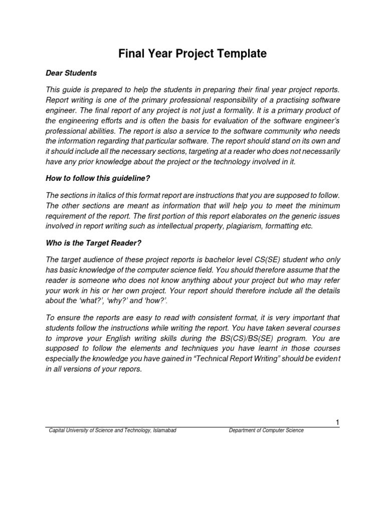 FYPTemplate | PDF | Use Case | Databases