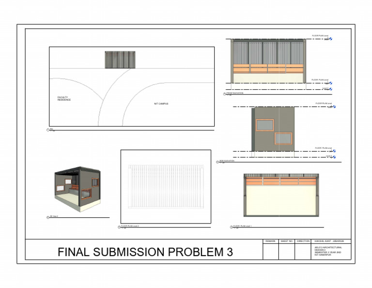 Bus Stop Elevation and Floor Plans | PDF