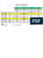 Time Table P3A