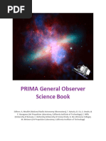 PRIMA General Observer Science Book