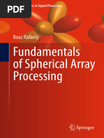 Fundamentals of Spherical Array Processing: Boaz Rafaely