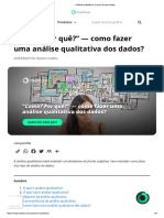 Análise Qualitativa - o Que É e Como Fazer