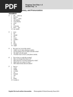 EF4e Int Progresstest 1 5A AK