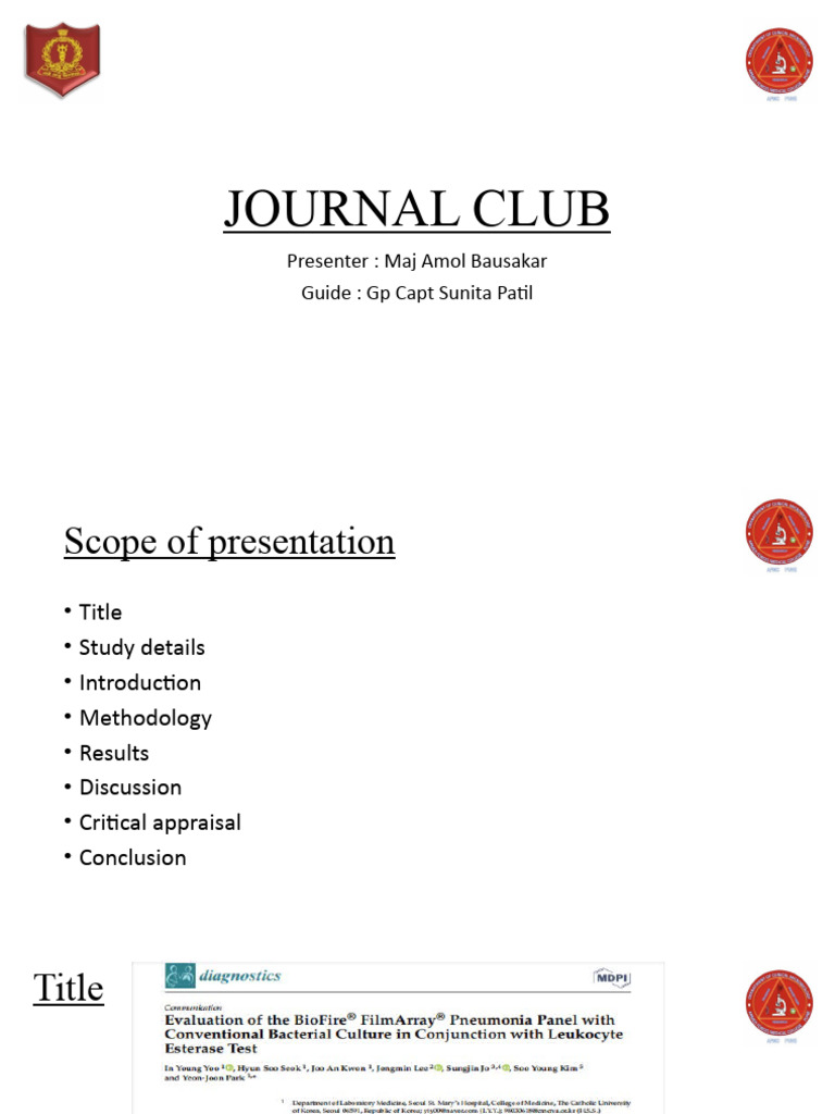 JC Biofire | PDF | Bacteria | Pneumonia
