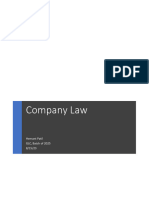 4 Summary Notes Company Law - Draft 1 16AUG2023