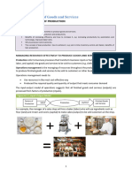 4.1 Production of Goods and Services