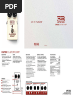 MXR CSP 202 Custom Comp Manuel Utilisateur en 66708