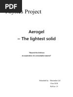 Aerogel-Physics Project