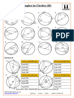 Geometry. Level 8. Circles. Angles in Circles (B)