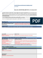 Formulario de Elaboracao Monitoramento e Avalicao PDU
