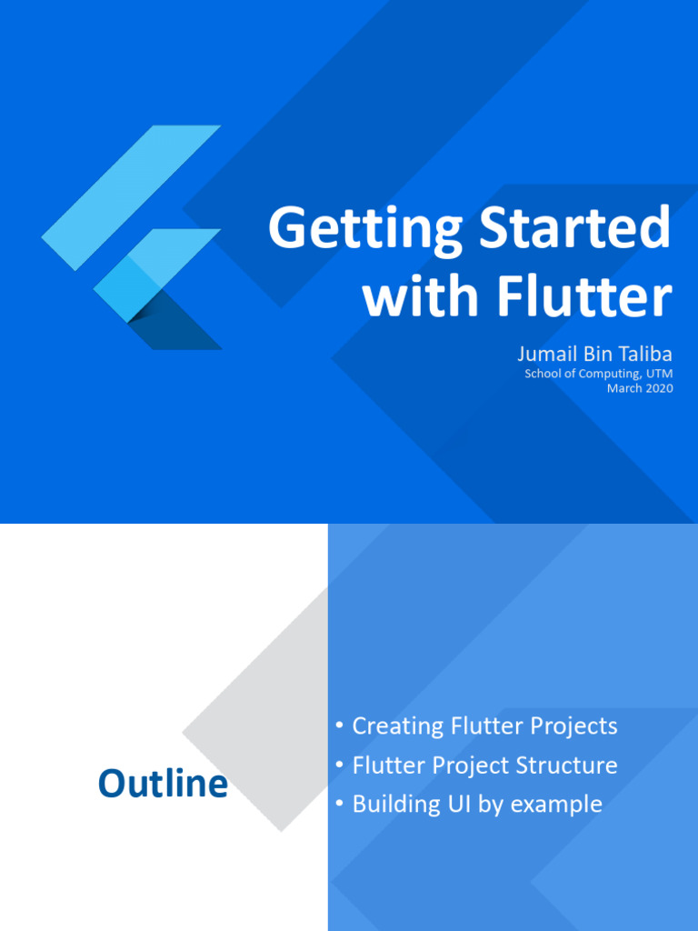 03 Flutter Getting-started | PDF | System Software | Systems Engineering