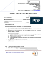 Suna West CDF Bursary Form 2023-24.