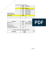 Sample Payroll Calculation