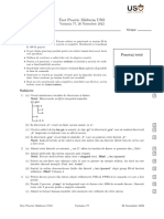 Test Practic Midterm USO: Varianta 77, 26 Noiembrie 2022