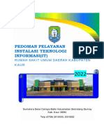 a) 2 Rumah sakit menetapkan regulasi tentang penyelenggaraan teknologi informasi kesehatan