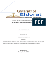 Field Attachment Report PDF Document