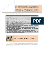 Tema 5 Producción, Análisis de Coste y Contabilidad