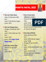 Leaflet Info Panitia Natal 2023