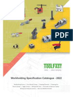 Pneumatic & Hydraulic Clamps Section of New Version of Toolfast 'Workholding Specification Catalogue - 2022'