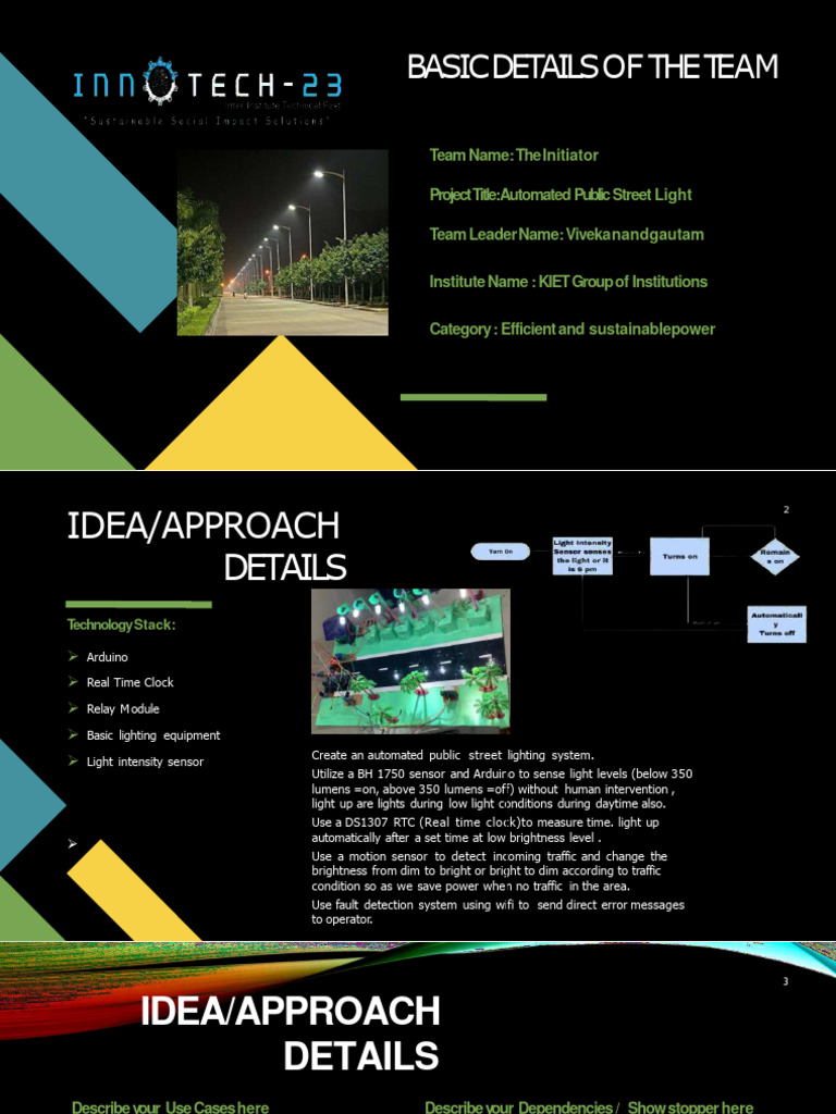 innotech | PDF | Lighting | Street Light