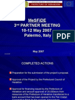 MeSFiDE Presentation in Palermo, Prefecture of Heraklion