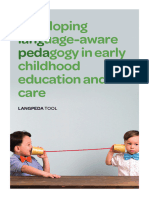 Developing Language-Aware Pedagogy in Early Childhood Education and Care