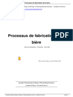 Processus de Fabrication de La Bire - A149