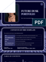 Future Dusk Portfolio by Slidesgo