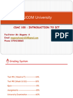 Lecture 1 Overview