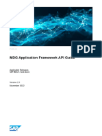 Master Data Governance Application Framework API Guide