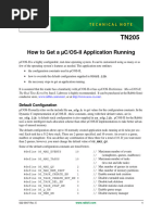 How To Get A C/OS-II Application Running: Default Configuration