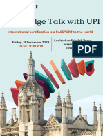 Cambridge Talk With UPI - Invitation (Updated)