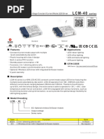 LED DRIVER INTRA LCM-40-spec