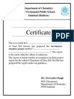 Certificate Chemistry (2023-24)