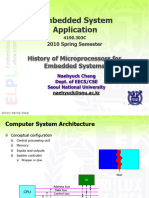 Embedded System Application: History of Microprocessors For Embedded Systems