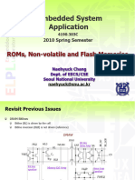 Embedded System Application: Roms, Non-Volatile and Flash Memories