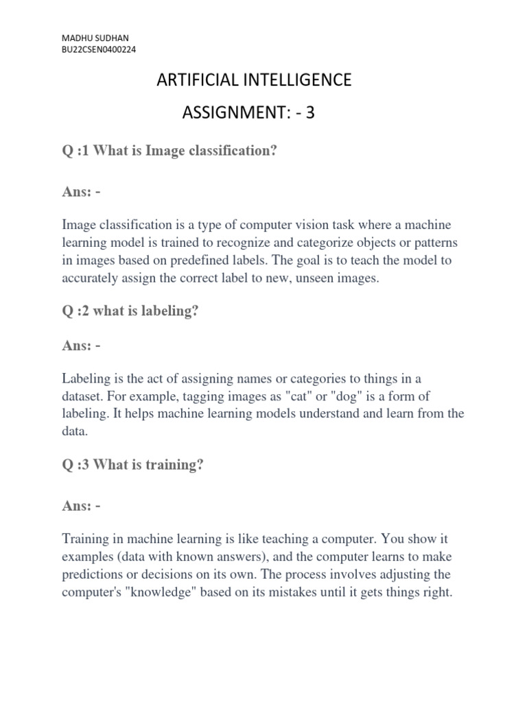 Artificial Intelligence Pdf Machine Learning Artificial Intelligence