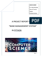 PDF A Project Report On Bank Management System - Compress