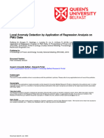 Rafferty Local Anomaly Detection by Application of Regression Analysis On PMU Data