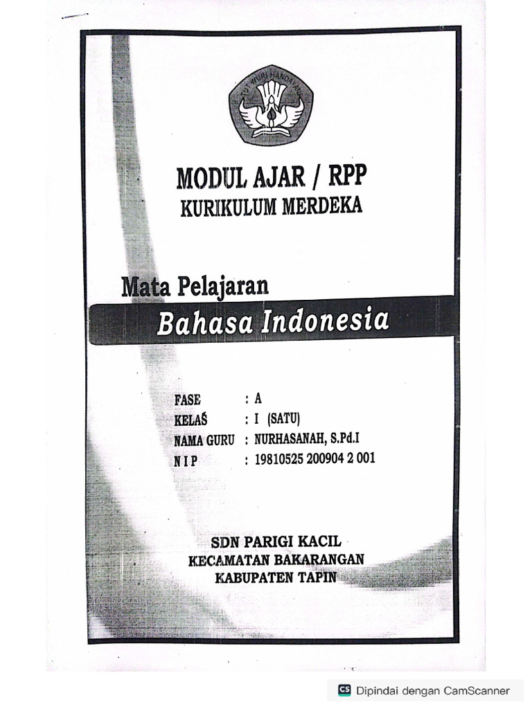 RPP SDN Parigi Kacil (Bahasa Indonesia) | PDF