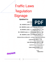 Traffic Laws Regulation - Signage - For Italy
