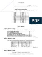 AUDIBILIZAÇÃO - TESTE