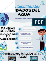 Presentación Día Mundial Del Agua Sostenibilidad Tierra Orgánico Azul