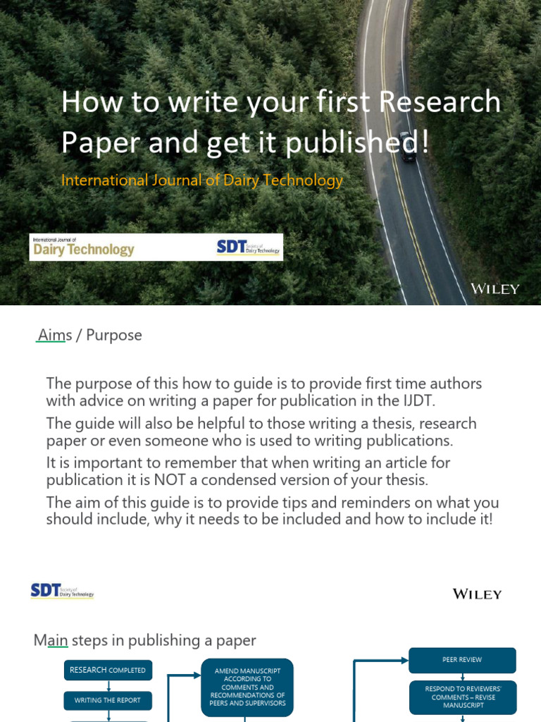 IDT First Paper Guide Oct 2022updated | PDF | Absorption Spectroscopy ...