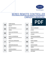 TELECOMMANDE FILAIRE IOM 042021 DX Control KJR-120X 14L