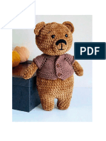 Stuffed Crochet Teddy Bear PDF Amigurumi Free Pattern