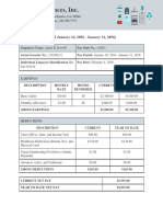 Generic Payslip